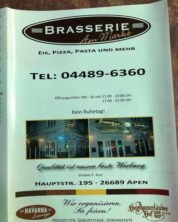 Brasserie Am Markt Apen